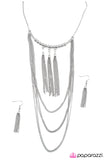 Paparazzi "The Elitist - Silver" necklace Paparazzi Jewelry