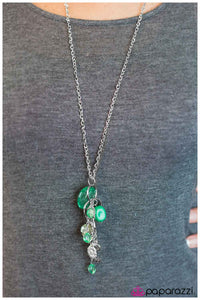 Paparazzi "The Emerald City" Green Necklace & Earring Set Paparazzi Jewelry