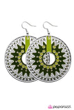 Paparazzi "The Essence of Radiance - Green" earring Paparazzi Jewelry