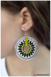Paparazzi "The Essence of Radiance - Green" earring Paparazzi Jewelry