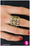 Paparazzi "The Falling Leaves  - Brass" ring Paparazzi Jewelry