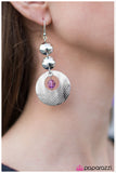 Paparazzi "The Fast Lane" Purple Earrings Paparazzi Jewelry