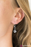 Paparazzi "The First Edition" Silver Necklace & Earring Set Paparazzi Jewelry