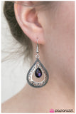 Paparazzi "The First Kiss - Purple" earring Paparazzi Jewelry