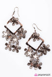 Paparazzi "The Flower Patch - Copper" earring Paparazzi Jewelry