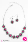 Paparazzi "The Garden Life" Pink Necklace & Earring Set Paparazzi Jewelry