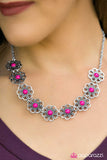 Paparazzi "The Garden Life" Pink Necklace & Earring Set Paparazzi Jewelry