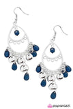 Paparazzi "The Girly Girl" Blue Earrings Paparazzi Jewelry