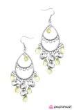 Paparazzi "The Girly Girl" Green Earrings Paparazzi Jewelry