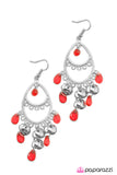 Paparazzi "The Girly Girl" Red Earrings Paparazzi Jewelry