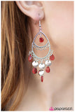 Paparazzi "The Girly Girl" Red Earrings Paparazzi Jewelry