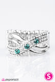 Paparazzi "The GLITTER Brick Road" Green Ring Paparazzi Jewelry