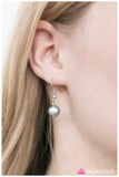 Paparazzi "The Glory Days" Silver Necklace & Earring Set Paparazzi Jewelry