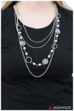 Paparazzi "The Glory Days" Silver Necklace & Earring Set Paparazzi Jewelry