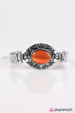 Paparazzi "The GLOW-Getter - Orange" bracelet Paparazzi Jewelry