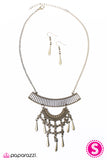 Paparazzi "The Grand Geisha" Brass Necklace & Earring Set Paparazzi Jewelry