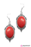 Paparazzi "The Grand Ole Opry - Red" earring Paparazzi Jewelry