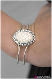 Paparazzi "The Grand Tour" White Bracelet Paparazzi Jewelry