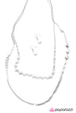 Paparazzi "The Heat Is On - White" necklace Paparazzi Jewelry