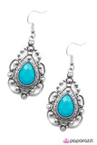 Paparazzi "The Heir" Blue Earrings Paparazzi Jewelry