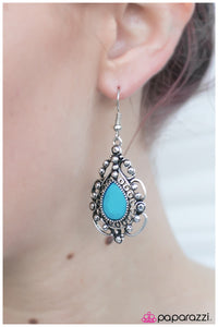 Paparazzi "The Heir" Blue Earrings Paparazzi Jewelry