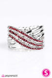 Paparazzi "The High Dive - Red" ring Paparazzi Jewelry