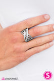 Paparazzi "The High Dive - White" ring Paparazzi Jewelry