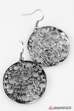 Paparazzi "The HOLE Wide World - Black" earring Paparazzi Jewelry