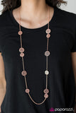 Paparazzi "The HOLEY Grail" Copper Necklace & Earring Set Paparazzi Jewelry