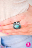 Paparazzi "The Huntress - Blue" ring Paparazzi Jewelry