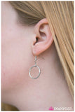 Paparazzi "The Inner Circle" Silver Necklace & Earring Set Paparazzi Jewelry