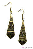 Paparazzi "The Islander Brass" earring Paparazzi Jewelry