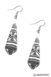 Paparazzi "The Islander - Silver" earring Paparazzi Jewelry