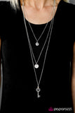 Paparazzi "The Key To Love" Brown Necklace & Earring Set Paparazzi Jewelry