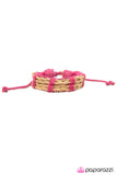 Paparazzi "The Last Straw - Pink" bracelet Paparazzi Jewelry