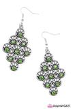Paparazzi "The Light Show - Green" earring Paparazzi Jewelry