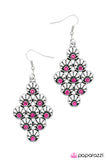 Paparazzi "The Light Show - Pink" earring Paparazzi Jewelry