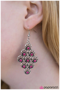 Paparazzi "The Light Show - Pink" earring Paparazzi Jewelry