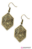 Paparazzi "The Lions Den" Brass Earrings Paparazzi Jewelry