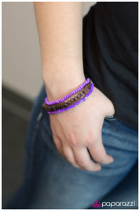 Paparazzi "The Little Things" Purple Bracelet Paparazzi Jewelry
