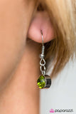 Paparazzi "The London Eye" Green Necklace & Earring Set Paparazzi Jewelry