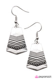 Paparazzi "The Lost Tribe - Silver" earring Paparazzi Jewelry