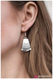 Paparazzi "The Lost Tribe - Silver" earring Paparazzi Jewelry