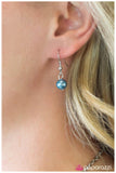 Paparazzi "The Low Down" Blue Necklace & Earring Set Paparazzi Jewelry