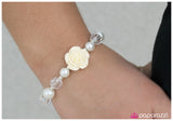 Paparazzi "The Lucky One - White" bracelet Paparazzi Jewelry