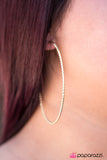 Paparazzi "The Major Leagues - Gold" earring Paparazzi Jewelry