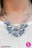 Paparazzi "The Matchmaker" Blue Necklace & Earring Set Paparazzi Jewelry