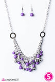 Paparazzi "The Matchmaker" Purple Necklace & Earring Set Paparazzi Jewelry