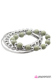 Paparazzi "The Millennial - Green" bracelet Paparazzi Jewelry