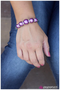 Paparazzi "The Muse - Purple" bracelet Paparazzi Jewelry